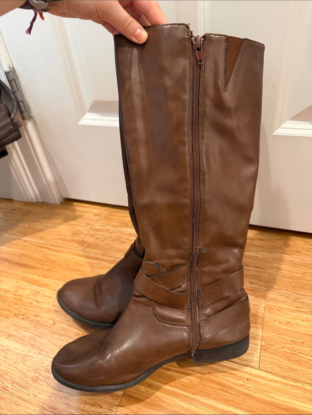 Classic Brown Knee-High Women's Riding Boots size 7 Style & Co